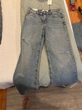 Dynamite Heidi High-Rise Jeans in Light Blue Denim